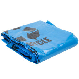 Gravure Printing Plastic Garbage Bags 40 &amp;quot;X 46&amp;quot; Warna Biru Linear Low Density