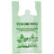 Biodegradable Green T Shirt Shopping Bags Bahan HDPE Dengan 1/6 Ukuran