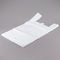 Bahan LDPE Putih Plastik T Shirt Tas, Reusable Personalized T Shirt Bags
